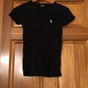 Polo Ralph Lauren Black Sweater Tee Shirt